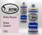 Preview: Rolls-Royce, Rose Quartz, T35: 400ml Sprühdose + 400ml Klarlack - Set, von ATW Autoteile West.